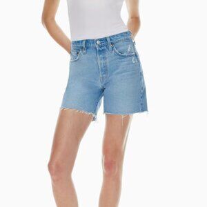 Levi’s 501 Mid-Thigh Shorts — Medium Wash
